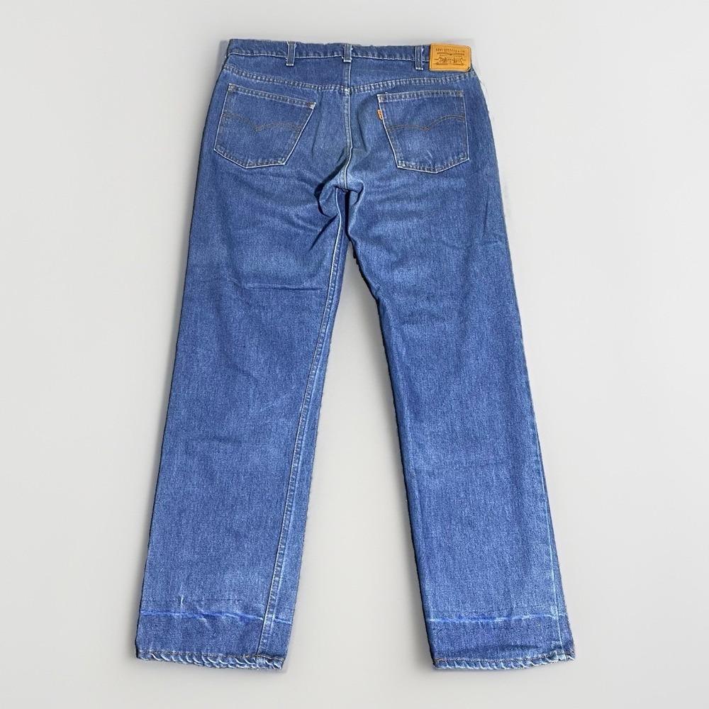 Vintage 80s Levi's 505 Orange Tab Men's Jeans 38x31 Blue Denim Made In USA Jeans
